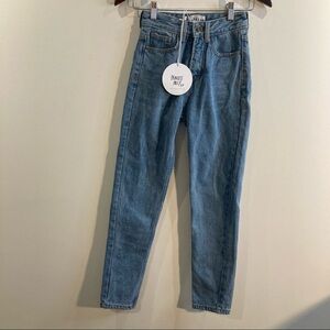 PRINCESS POLY SZ 0 Lioness High Rise Gemini Mom Light Mid Wash Jeans NWT